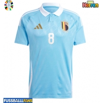 Belgien Youri Tielemans #8 Auswärtstrikot EM 2024 Kurzarm